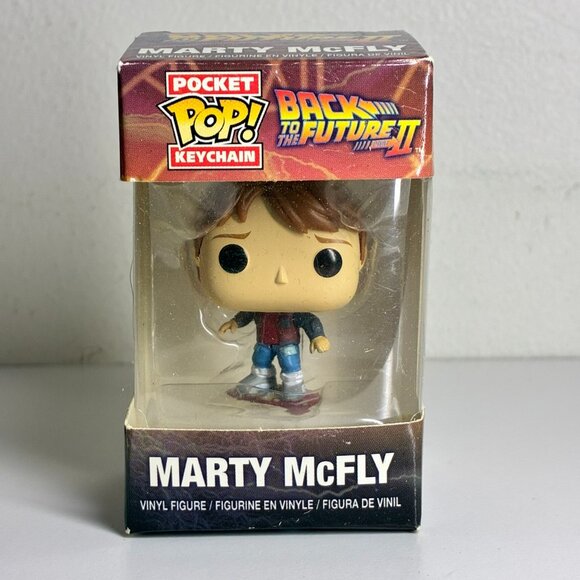 Marty McFly Funko Pop Keychain Back To The Future - Picture 1 of 5